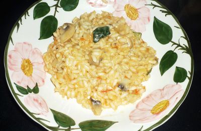 Risotto champignons / tomates 