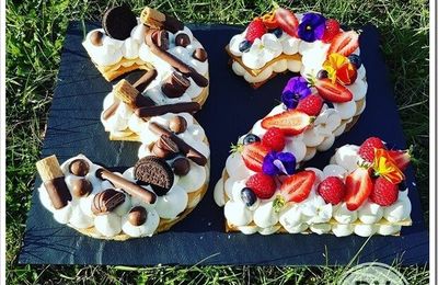Birthday Number Cake de Tifany