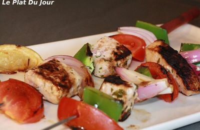 Brochettes d'espadon