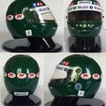 Race helmet 1995-99 Jacques Laffite Trophée Andros + 24h de Spa + Super Cup Porsche