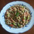 Salade de quinoa et sa crème de fenouils IG bas
