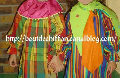 Costumes sur le thème du cirque