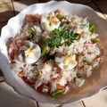Menu du jour  - Salade de riz aux légumes d'été 