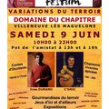 " EMERGENCES " POUR LE TOTAL FESTUM 2018 AU DOMAINE DU CHAPITRE SAMEDI 9 JUIN....