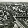 Gares vues du ciel : Aulnoye (Nord).