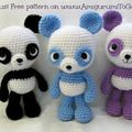 Tuto amigurumi : Le panda