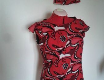 top à manches volantées