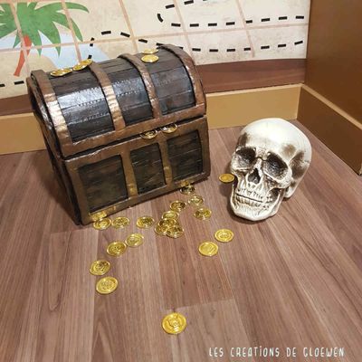 Un coffre au trésor de Pirate - DIY