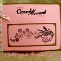 {Great moment card} - Carte grand moment (rose)