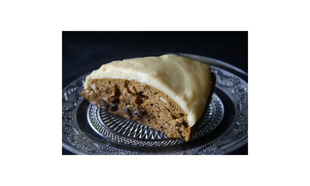 Gâteau au potiron et glaçage au fromage frais et épices