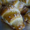 Mini croissants salés