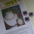 Les petites fleurs qui composeront le collier "Mademoiselle Thimis" de COCO LA BIJOUTISSE!