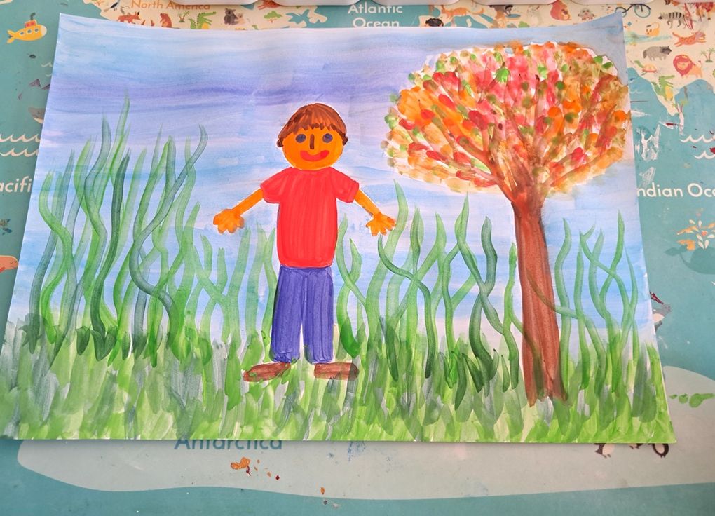Galets de gouache géants