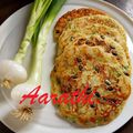 Cheesy Scallion Pancakes