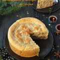 Tourte aux champignons & châtaignes au tofu fumé #Noël vegan 