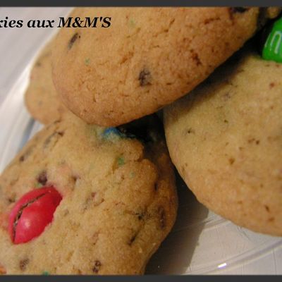 Cookies au M&Ms