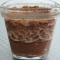yaourts-gâteaux maison cacao amandes grillées aux flakes complets (sans sucre) 