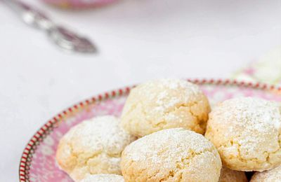 Amaretti au citron... ou comment se débarasser des blancs d'oeufs