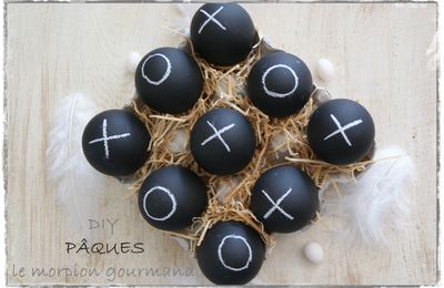 White & Pâques ... DIY : le morpion de Pâques