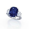 A superb sapphire and diamond ring