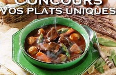 CONCOURS "VOS PLATS UNIQUES"