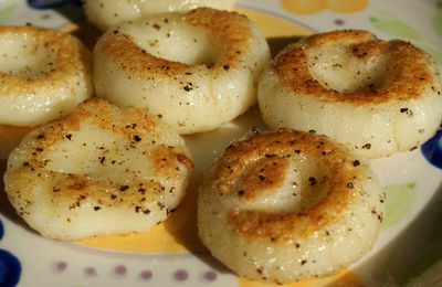 kluski śląskie smażone-dumpling silésien aux pomme de terre