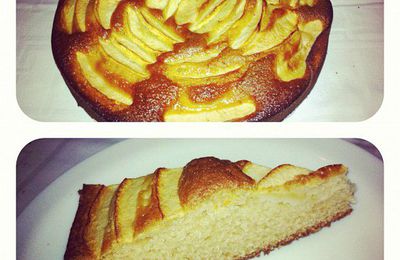 Gâteau pomme-pomme {gâteau doublement pomme} {gâteau au yaourt sans yaourt}