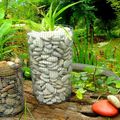 Des Galets, du Grillage...Un Gabion !