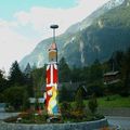 Rond-point à Saint-Nicolas (Suisse)