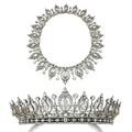 Diamond tiara-necklace, last quarter of the 19th century, property of the Estate of Mary, Duchess of Roxburghe