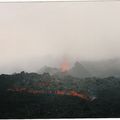 VOLCAN DE LA FOURNAISE EN ERUPTION LA PLAGE