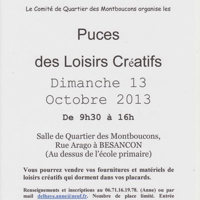 Puces des Loisirs Créatifs