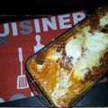 Cake de lasagnes à la bolognaise de chorizo-mozzarella