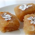 Halwa aux pommes et aux amandes