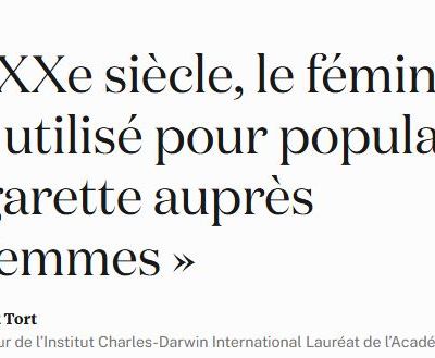 La cigarette, les femmes et Patrick Tort