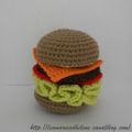 Une envie de hamburger ..... #Dinette au crochet