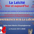 Conférence : Laïcité hier et aujourd'hui