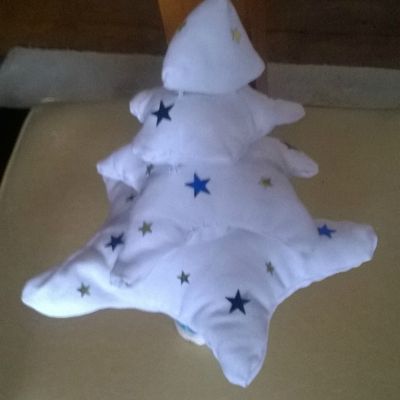 Sapin de Noël en tissu