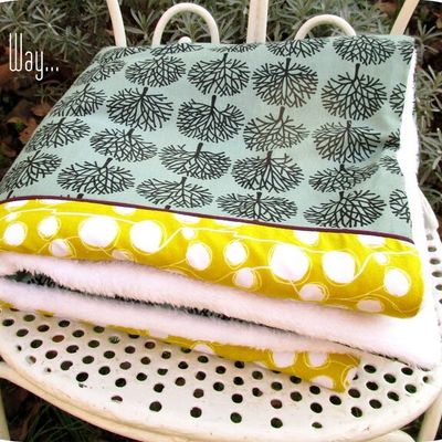 Couverture bébé "doudou" (Sur commande)