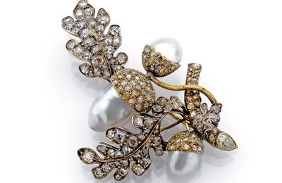 Courtile present brooch from King Christian VIII of Denmark to Mrs. Consulin Macgregor in Helsingoer , Denmark, ca. 1842