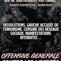 Attaques généralisées contre la liberté d’expression