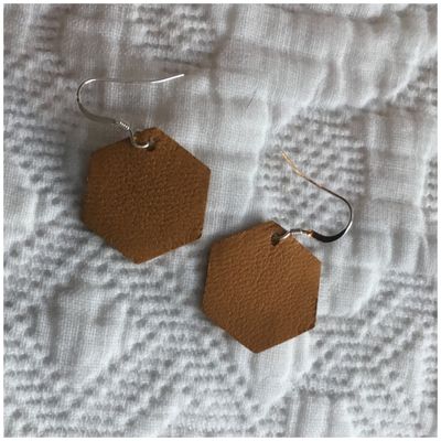 Boucles d’oreilles en cuir