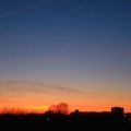 Un beau coucher de soleil le lundi 16 janvier