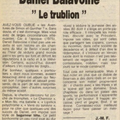 Le trublion (Sud Ouest, 14/11/1982)