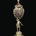 Coupe en noix de coco et monture en vermeil par Stephan Grombach, Bemberg, vers 1680