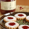 PETITS SABLES A LA PÂTE D'AMANDE pour faire honneur à une super bonne confiture