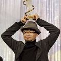 Japanese film director Shinji Aoyama poses with the golden star award 10 December 2007 during the Marrakech International film f
