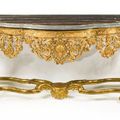 An important Dutch Baroque carved giltwood console table, after designs by Daniel Marot, circa 1690