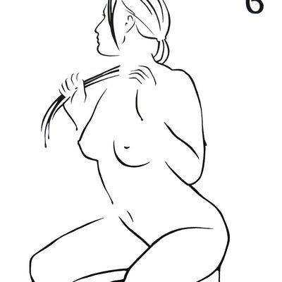 Nouvelle collection de coulure sur corps nue féminin