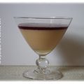 Pannacotta abricots au coulis de framboises